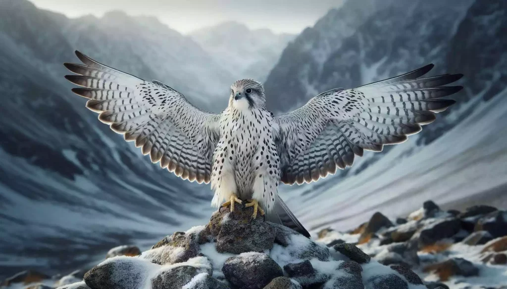 Discover the gyrfalcon, the largest falcon species! Learn about its impressive size, varied plumage for camouflage, and its role as an apex predator in its habitat