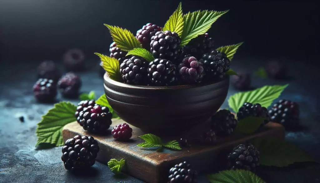 blackberries are nature's dark jewels rich in antioxidants, fiber, and vitamins