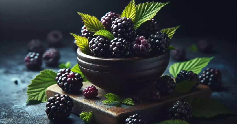 blackberries are nature's dark jewels rich in antioxidants, fiber, and vitamins