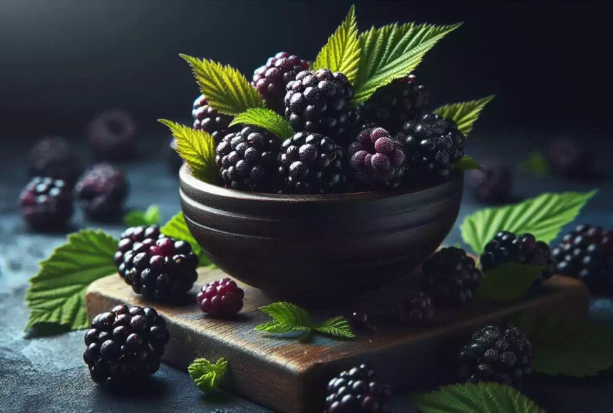 blackberries are nature's dark jewels rich in antioxidants, fiber, and vitamins