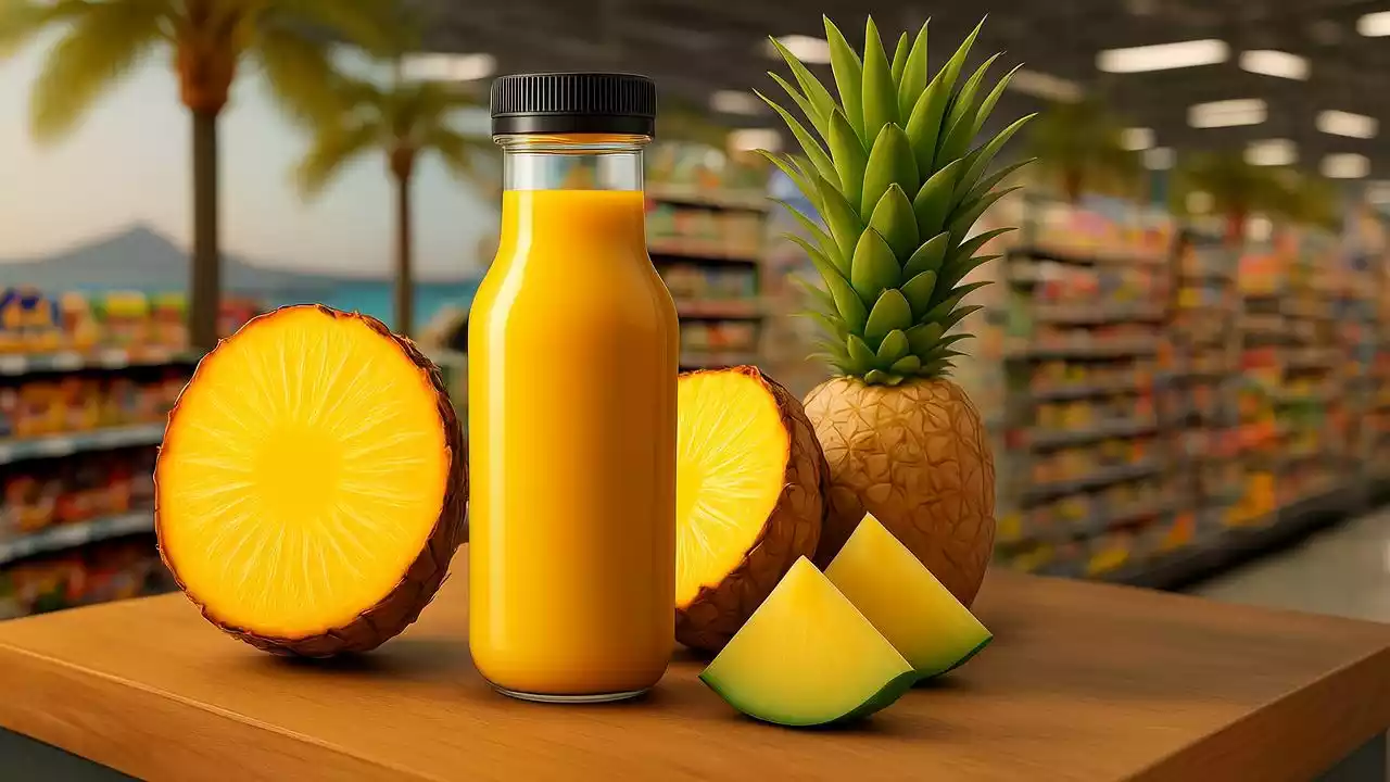Savor the pure essence of ripe pineapple. our vibrant, naturally sweet elixir transports you to a sunny beach paradise. simple, refreshing bliss!