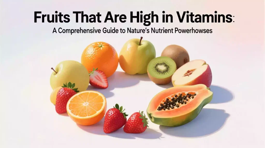 Fruits that are high in vitamins a comprehensive guide to nature’s nutrient powerhouses