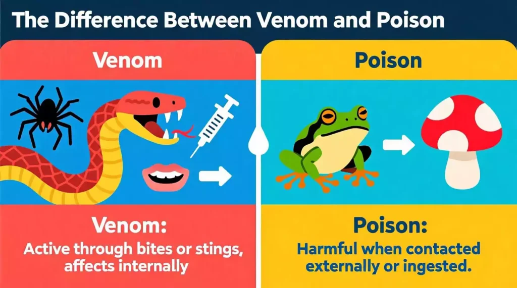 The Difference Between Venom and Poison A Comprehensive Guide